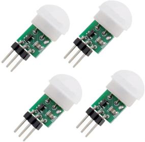 img 2 attached to Высокочувствительные 4PCS PIR Motion Sensor HC-SR312 Пироэлектрические Инфракрасные Детекторные Модули с Диапазоном DC 2.7-12V - AM312 Человеческий Сенсорный Модуль