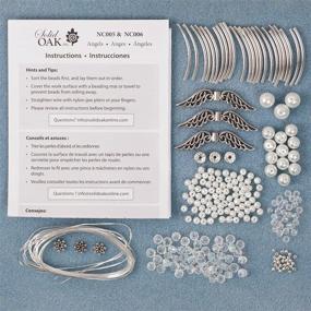 img 1 attached to 👼 Exquisite Solid Oak Silvery Angels Ornament Kit: Add a Touch of Elegance with Silver Embellishments