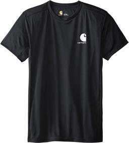 img 1 attached to Carhartt Boys Performance Black Small Boys' Clothing for Tops, Tees & Shirts
