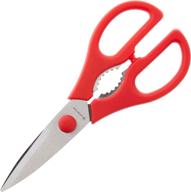 🔪 wusthof 8-inch disassembling kitchen shears, red 5558-r logo