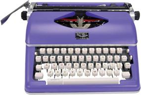 img 3 attached to Vintage Charm with Modern Convenience: Royal 79119q Classic Manual Typewriter in Enchanting Purple