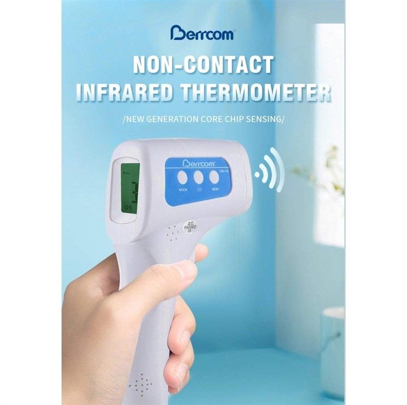 Berrcom Non Contact Infrared Forehead Thermometer JXB-178 Medical Grade  Baby Fever Check Thermometer 3 in 1 Contactless for Kids Infant Adult  (Batteries Not Included) 