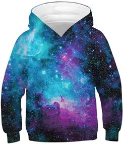 img 2 attached to 🎨 BOYS' KIDVOVOU Printed Pullover Hoodie Sweatshirt in Fashion Hoodies & Sweatshirts