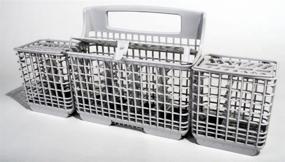 img 1 attached to 🧽 Convenient and Durable Kenmore Dishwasher Silverware Basket Assembly - Model 8562081