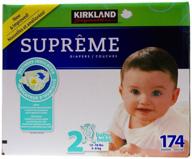 budget-friendly kirkland diapers - size 2, great value at 174 count logo