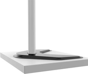 img 2 attached to 🖥️ WALI MFB Free Standing Monitor Mount Accessory with Large V-Shape Base, Black - Enhancing Monitor Mounting System