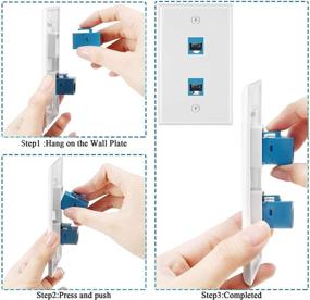 img 3 attached to Pieces Ethernet Female Coupler FacePlates