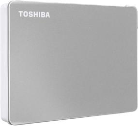 img 3 attached to 💻 Toshiba Canvio Flex 1TB: Versatile Portable External Hard Drive for Mac, Windows PC & Tablet - USB-C & USB-A Included, Silver