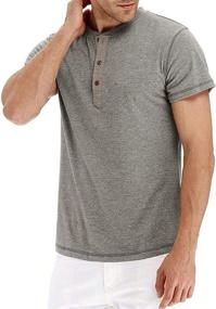 img 2 attached to 👕 TINSTREE Men's Clothing and Shirts - Lightweight Fashion Placket T-Shirts