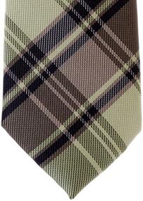 img 1 attached to 👔 Retreez Styles Tartan Microfiber Skinny: Classy and Chic Plaid Skinny Tie