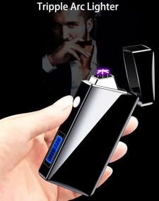 img 2 attached to Windproof Lighter Digital Display Surivial