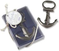 ⚓️ nautical anchor themed bottle opener favor - style 11136na: unlocking maritime memories logo