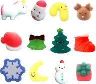 12 pack christmas mochi squishy toys for kids, boys, girls, toddlers - xmas party favors, stocking stuffers, kawaii squishies stress relief toys - zqtoy logo