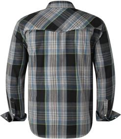 img 3 attached to 👔 VENZULIA Western Sleeve Regular Nvyblu: Stylish Men's Western Shirt for Casual & Formal Occasions