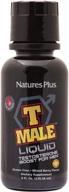 🍇 naturesplus t male liquid - 8 fl oz - mixed berry flavor - fast-acting testosterone boost for men - enhances muscle gain, stamina & sexual health - vegetarian, gluten free - 8 servings logo