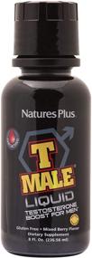 img 4 attached to 🍇 NaturesPlus T Male Liquid - 8 жидких унций - смешаннай ягодный вкус - быстродействующий усилитель тестостерона для мужчин - улучшает набор мышц, выносливость и сексуальное здоровье - вегетарианский, без глютена - 8 порций