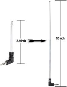 img 3 attached to Высокопроизводительная телескопическая антенна FM AM на 4 секции, с разъемом 3,5 мм, для мобильного телефона и Teenage Engineering OP-1.