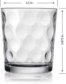 img 1 attached to Home Essentials & Beyond 16-Piece Drinking Glasses Set - 8 Highball Glasses (17 oz.) & 8 Rocks Glass Cups (13 oz.) - Perfect for Water, Juice, and Cocktails