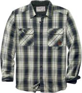 🐃 legendary whitetails tough flannel buffalo men's clothing - unbeatable durability and classic style logo