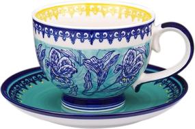 img 4 attached to Cultivating Classic Elegance: Teatime Ceramic British Handpainted Pattern