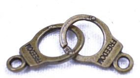 img 2 attached to Bronze Handcuff Charm Jewelry Paracord