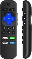 📺 universal remote control replacement for hisense roku tv - compatible with all hisense 4k roku tv models: 32h4e1, 32h4f, 32h4030f, 40h4030f, 43h4030f, 43r7080e, 50r6e, 50r7e, 55r6000e, 58r6e, 60r5800e, 65r6d, 65r6e, 75r6e1 logo