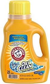 img 2 attached to Жидкий концентрат для стирки Arm & Hammer + Пятновыводитель OxiClean - аромат свежести, 43,75 жид. унц. (упаковка из 2)