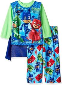 img 4 attached to PJ Masks Toddler Sleeve Pajamas