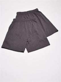 img 1 attached to 🩳 Comfortable Hanes Jersey Shorts for Boys in Light Steel Color