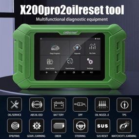 img 1 attached to 🔧 OBDSTAR X200 Средство для сброса масла - X200 Pro2 Диагностический сканер для автомобиля с TPMS, EPB, ABS Bleed, Battery Match, DPF, OBDII и специальными функциями