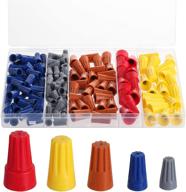 assorted bates wire nuts - 150 pcs electrical wire connectors and caps for better twist connections logo