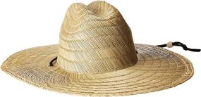 img 3 attached to Get Ultimate Sun Protection with Quiksilver Men's Pierside Lifeguard Beach Sun Straw Hat