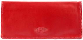 img 4 attached to Wallets and Handbags for Women: Big Skinny Executive Leather Checkbook Wallets
