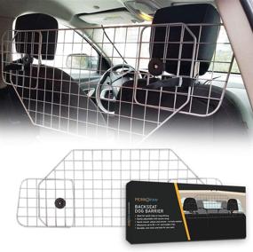 img 4 attached to Adjustable SUV Dog Car Barriers - Perfect Vehicle Dividers for SUV Adventures, Ideal Dog Gates for SUVs and Other Vehicles