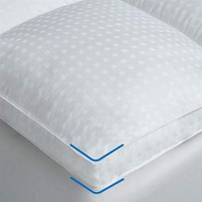 img 2 attached to 🛏️ ASHOMELI Cooling Mattress Topper with Pillow Top Construction - Extra Deep Fits 8-22 Inches Bed Cover (White, Queen 60"x80")