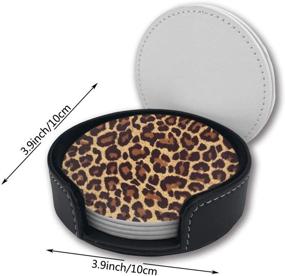 img 3 attached to Cheetah Leopard Coasters Furniture Suitable