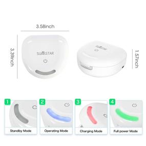 img 2 attached to 🦷 Summstar Retainer Case, Cleaner & Storage Box: Perfect for Invisalign Aligner, Denture, Mouth/Night Guard