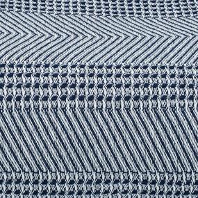 img 1 attached to 🛏️ Nautica Chevron Stripe Collection 100% Cotton Blanket Twin, Navy – All-Season, Pre-Washed for Extra Softness, Easy Care, Machine Washable