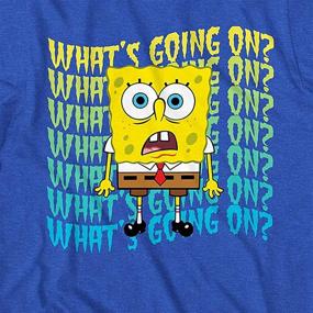 img 3 attached to SpongeBob SquarePants Boys Shirt Spongebob Boys' Clothing for Tops, Tees & Shirts