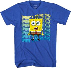 img 4 attached to SpongeBob SquarePants Boys Shirt Spongebob Boys' Clothing for Tops, Tees & Shirts