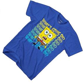 img 1 attached to SpongeBob SquarePants Boys Shirt Spongebob Boys' Clothing for Tops, Tees & Shirts