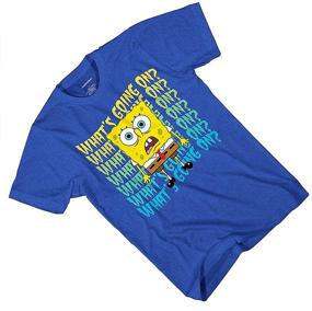 img 2 attached to SpongeBob SquarePants Boys Shirt Spongebob Boys' Clothing for Tops, Tees & Shirts