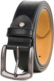 img 4 attached to LABMGW Tall Brown Men's Belt - Women's Accessories