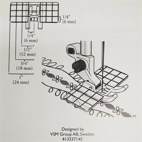 img 4 attached to Декоративная лапка HONEYSEW Multi Line 4133371 45 Husqvarna