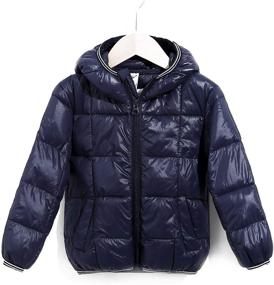 img 4 attached to 🧥 Curipeer Boys Jacket: Lightweight Hooded Water-Resistant Coat for Winter