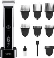 woner cordless hair clippers for men with charging stand - rechargeable hair trimmer kit for professional haircuts - ideal christmas birthday gift logo