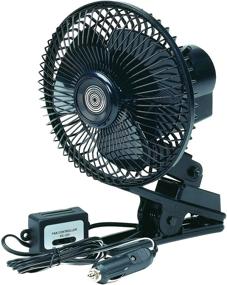 img 2 attached to 🌬️ Enhanced SP570804 12V Oscillating Fan by Go Gear