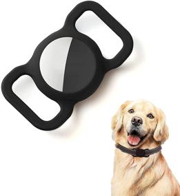 img 4 attached to 🐾 BABYHH Slide-On Protective Silicone Case for Airtag Dog/Cat Collar + Loop Holder for AirTags | Compatible with Dog GPS Tracker | Anti-Scratch, Odorless & Waterproof