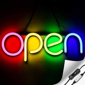 img 4 attached to 🔆 Eye-Catching LED Neon Open Sign Light for Business – Brilliant & Functional ON &amp; OFF Feature