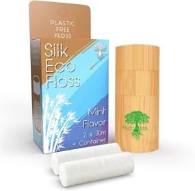 img 4 attached to 🌱 100% Compostable Eco Dental Floss with Bamboo Holder - Biodegradable, Mint Flavored, Zero Waste Oral Care